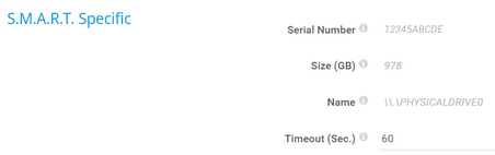 S.M.A.R.T. Specific S.M.A.R.T. Specific